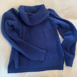 Chunky Cobalt Blue Sweater